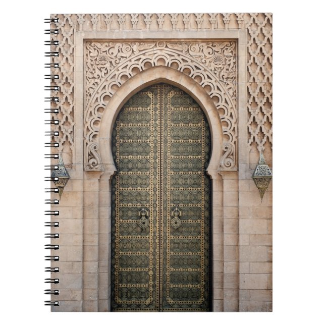 GRAY WOODEN DOOR NOTEBOOK (Front)