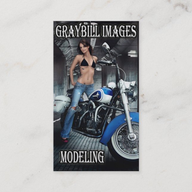 Graybill Images Modelling Business Card (Front)