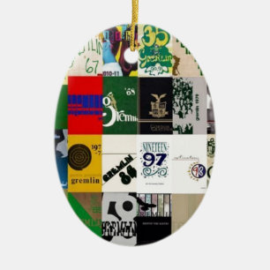 GRAYDON - YEARBOOK COVERS CERAMIC TREE DECORATION