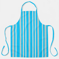 Grayish Grey Green Line Stripes On Sky Blue