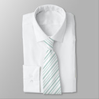 Grayish Grey Green Line Stripes On White