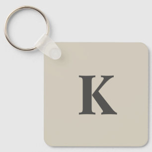 Grayish personalised key ring