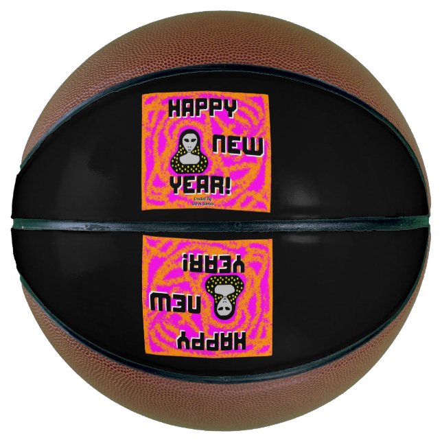Grays New Year Wishes Basketball (Front)