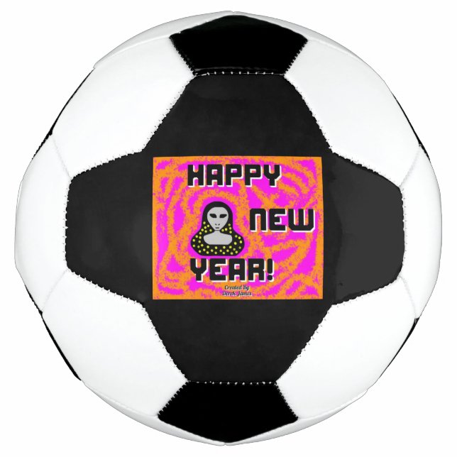Grays New Year Wishes Soccer Ball (Front)