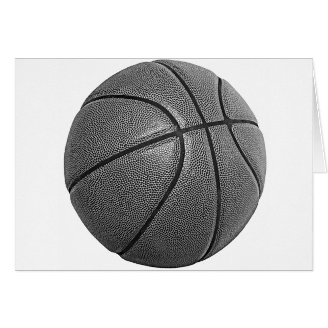 Grayscale Basketball (Front Horizontal)