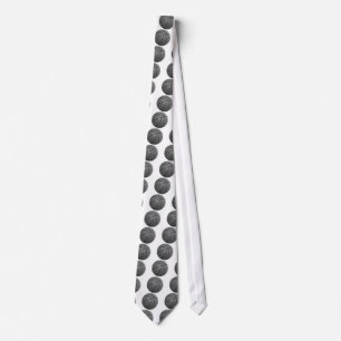 Grayscale Basketball Tie
