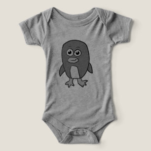 Grayscale Penguin