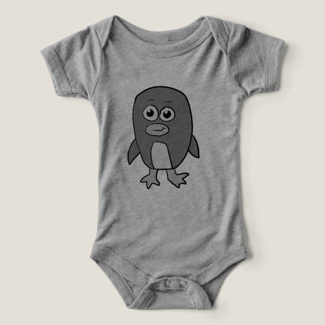 Grayscale Penguin (Design Front)