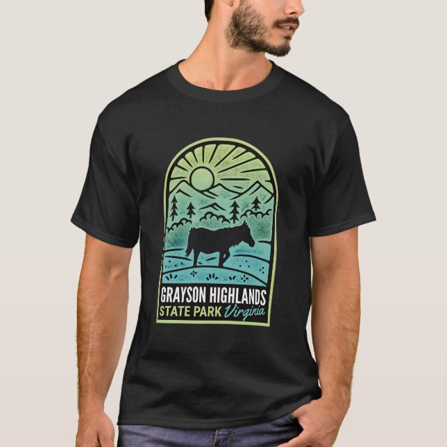 Grayson Highlands State Park Virginia T-Shirt (Front)