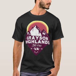 Grayson Highlands State Park Virginia VA Forest Ou T-Shirt