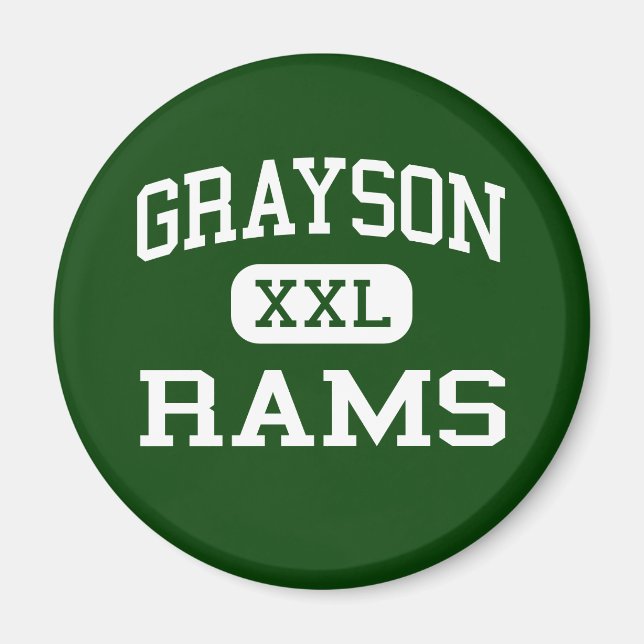 Grayson - Rams - High School - Loganville Georgia Magnet (Front)