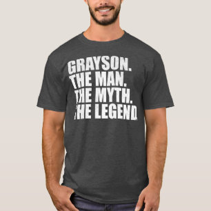 GraysonGrayson Name Grayson given name T-Shirt