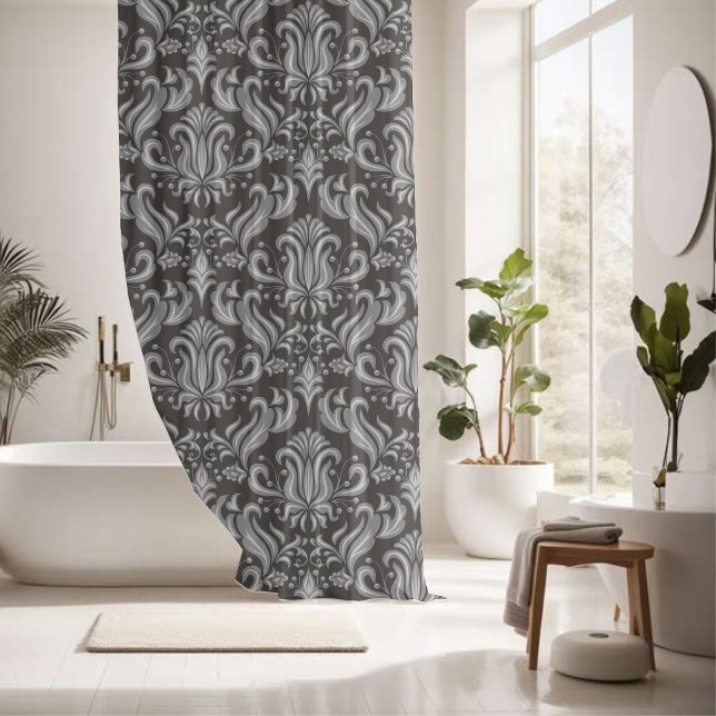 Graystone Damask Elegance Shower Curtain (Creator Uploaded)
