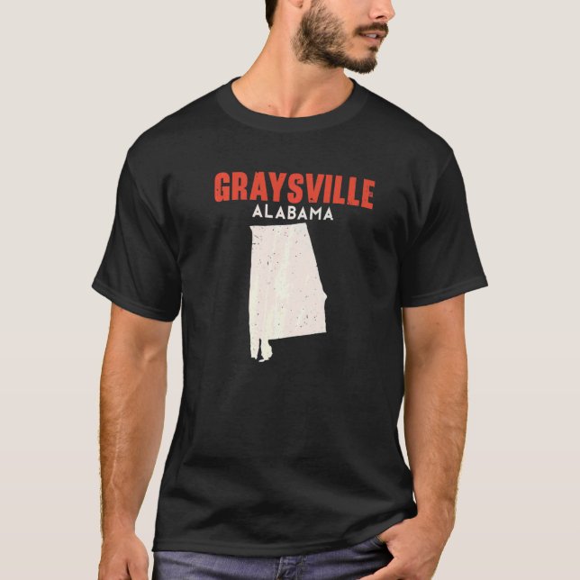 Graysville Alabama USA State America Travel T-Shirt (Front)