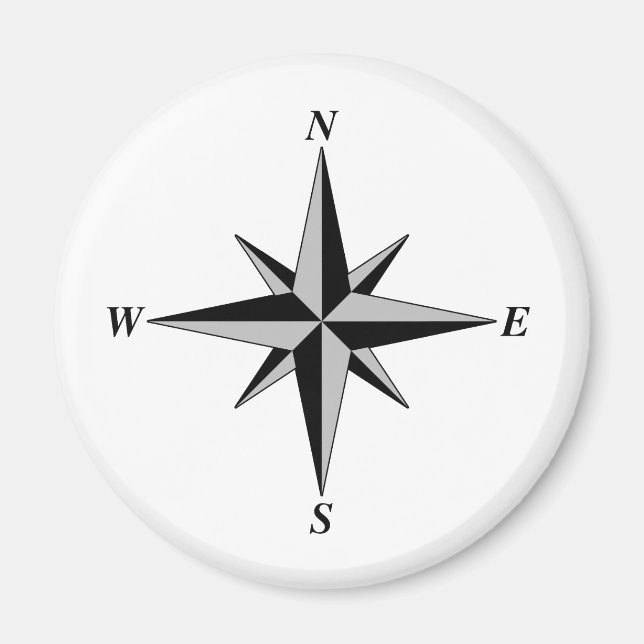 Graytone North Arrow Magnet (Front)