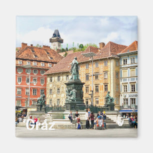 Graz, Austria - fridge magnet by Velvet Escape