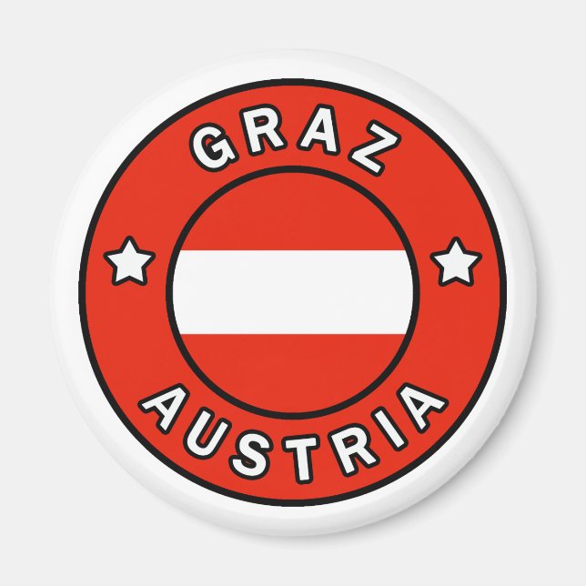 Graz Austria Magnet (Front)