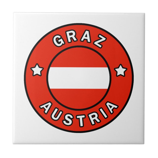 Graz Austria Tile (Front)