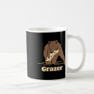 Grazer Fishing Bear Fat Brown Grizzly Beartober We Coffee Mug