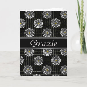 Grazie Italian Thank You card