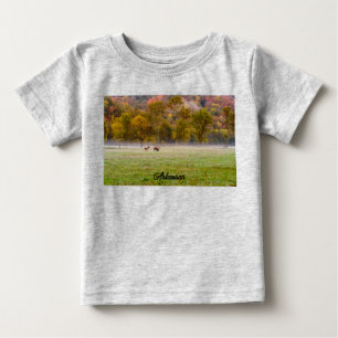 Grazing Elk Couple Baby T-shirt