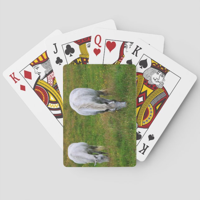 Grazing Horses Playing Cards (Back)