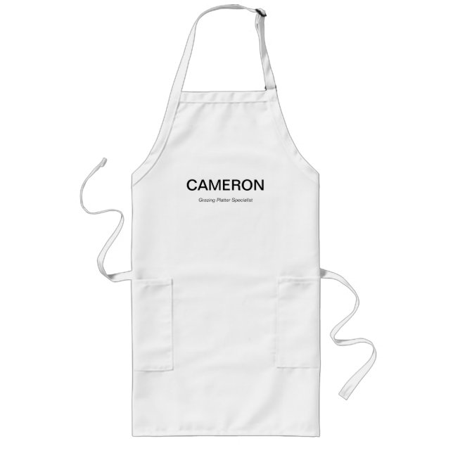 Grazing Platter Specialist Name Long Apron (Front)