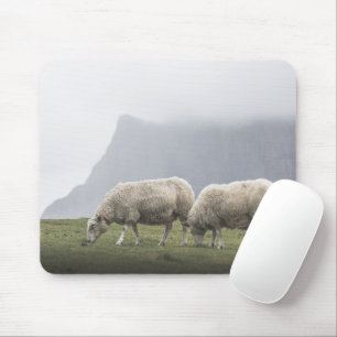 Grazing Sheep Photo Mouse Pad