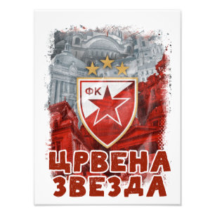 GRB Delije Sever Crvena Zvezda Beograd 1991 Photo Print