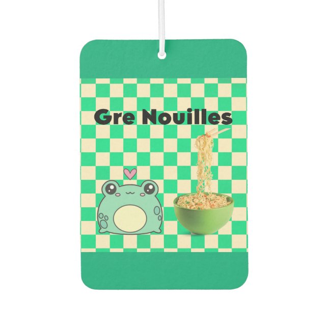 Gre noodles car air freshener (Front)