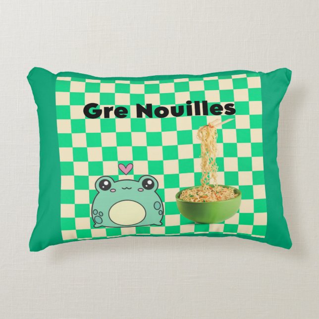Gre noodles decorative cushion (Front)