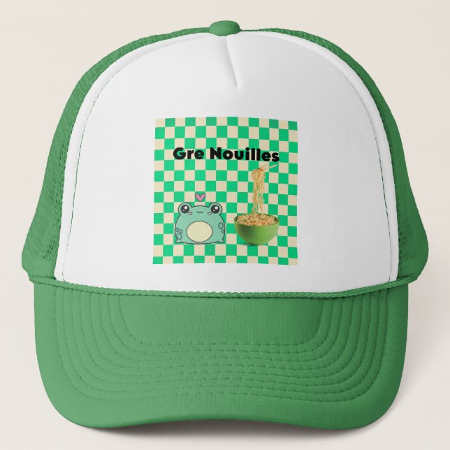 gre noodles trucker hat (Front)