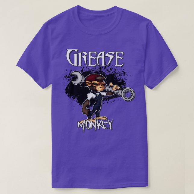 Grease Monkey Design T-Shirt (Design Front)