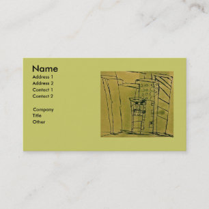 GREASE STAINED BUSINESS CARD