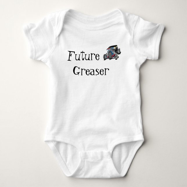 Greaser Baby Bodysuit (Front)