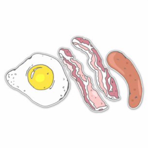 Greasy Fry up Egg Bacon Sausage Breakfast Food
