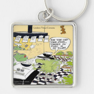 Greasy Spoon For Frogs Funny Gifts & Cards Key Ring