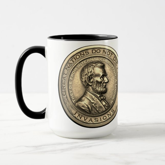 Great Abraham Lincoln Quotes Mug (Left)