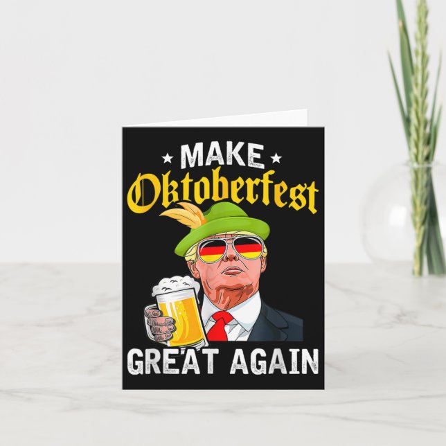 Great Again Funny Pro Trump 2024  Card (Front)