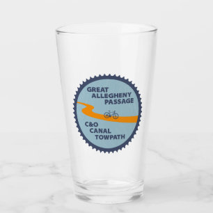 Great Allegheny Passage C&O Canal Chain Ring Glass
