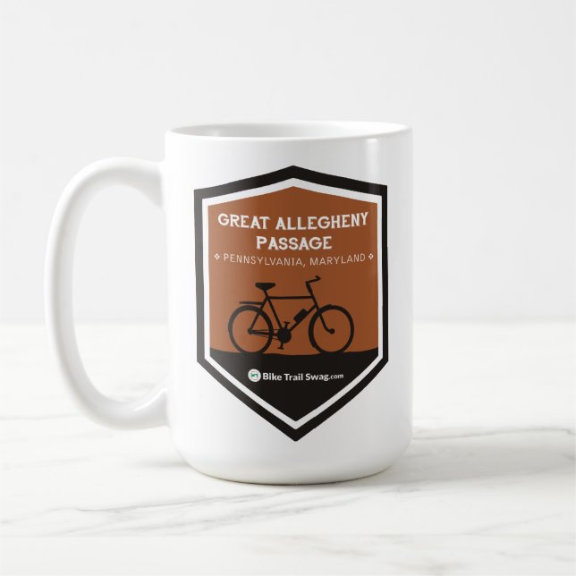 Great Allegheny Passage Coffee Mug (Left)