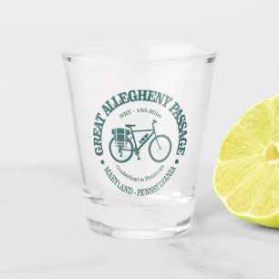 Great Allegheny Passage (cycling) Shot Glass