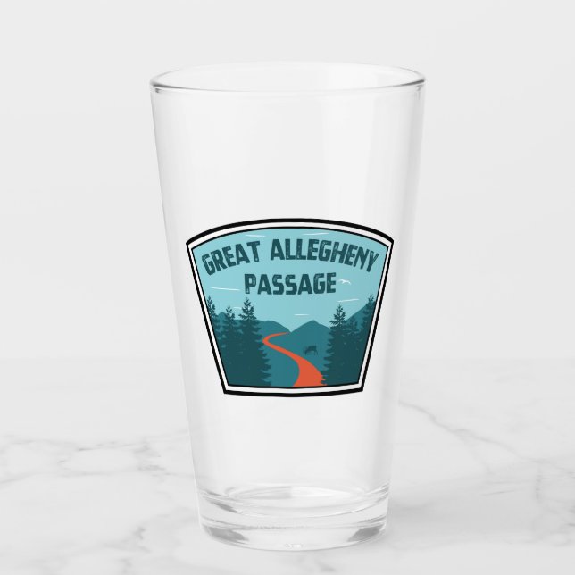 Great Allegheny Passage Glass (Front)