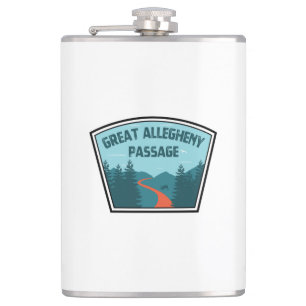 Great Allegheny Passage Hip Flask