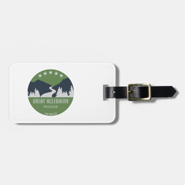 Great Allegheny Passage Luggage Tag (Front Horizontal)