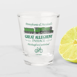 Great Allegheny Passage (RT2) Shot Glass