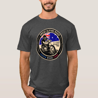Great Alpine Road Australia Motorcycle vintage fri T-Shirt
