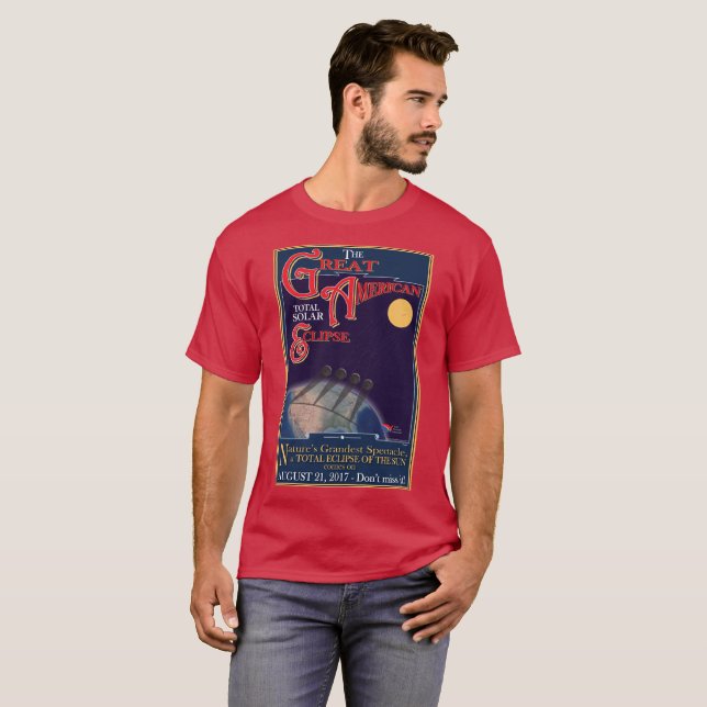 Great American Eclipse 2017 T-Shirt (Front Full)