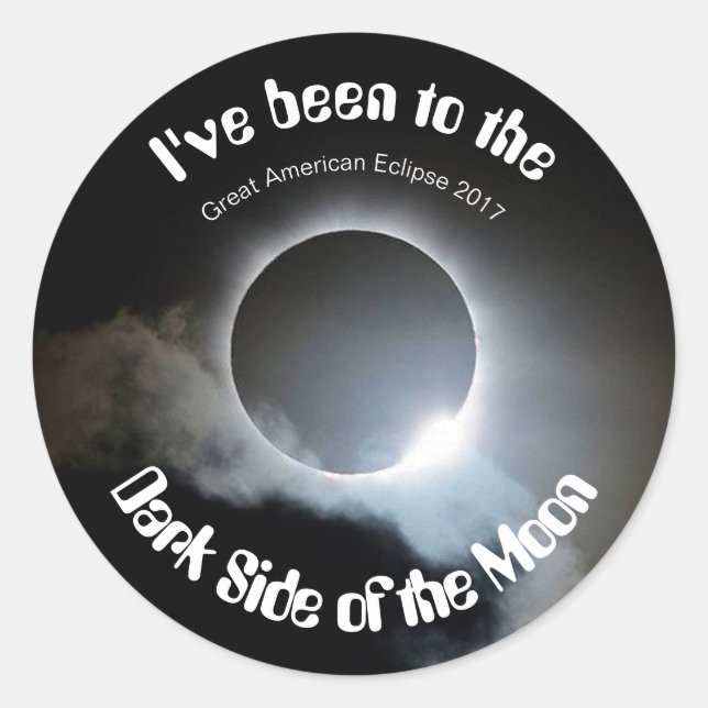 Great American Eclipse Sticker (Front)