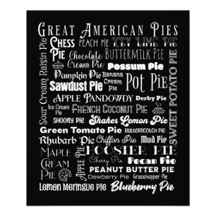 Great American Pies Month T-Shirt Photo Print